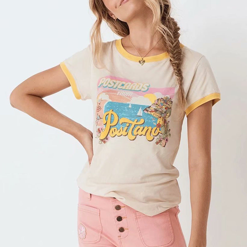 Vintage print T-shirt