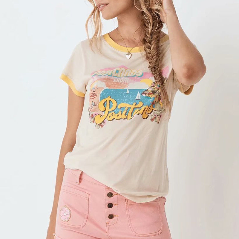Vintage print T-shirt