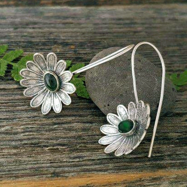 Creative Alloy Retro Flower Ear Jewelry