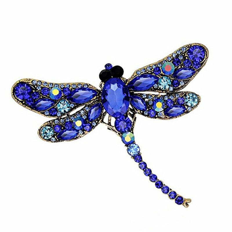 Vintage big dragonfly brooch