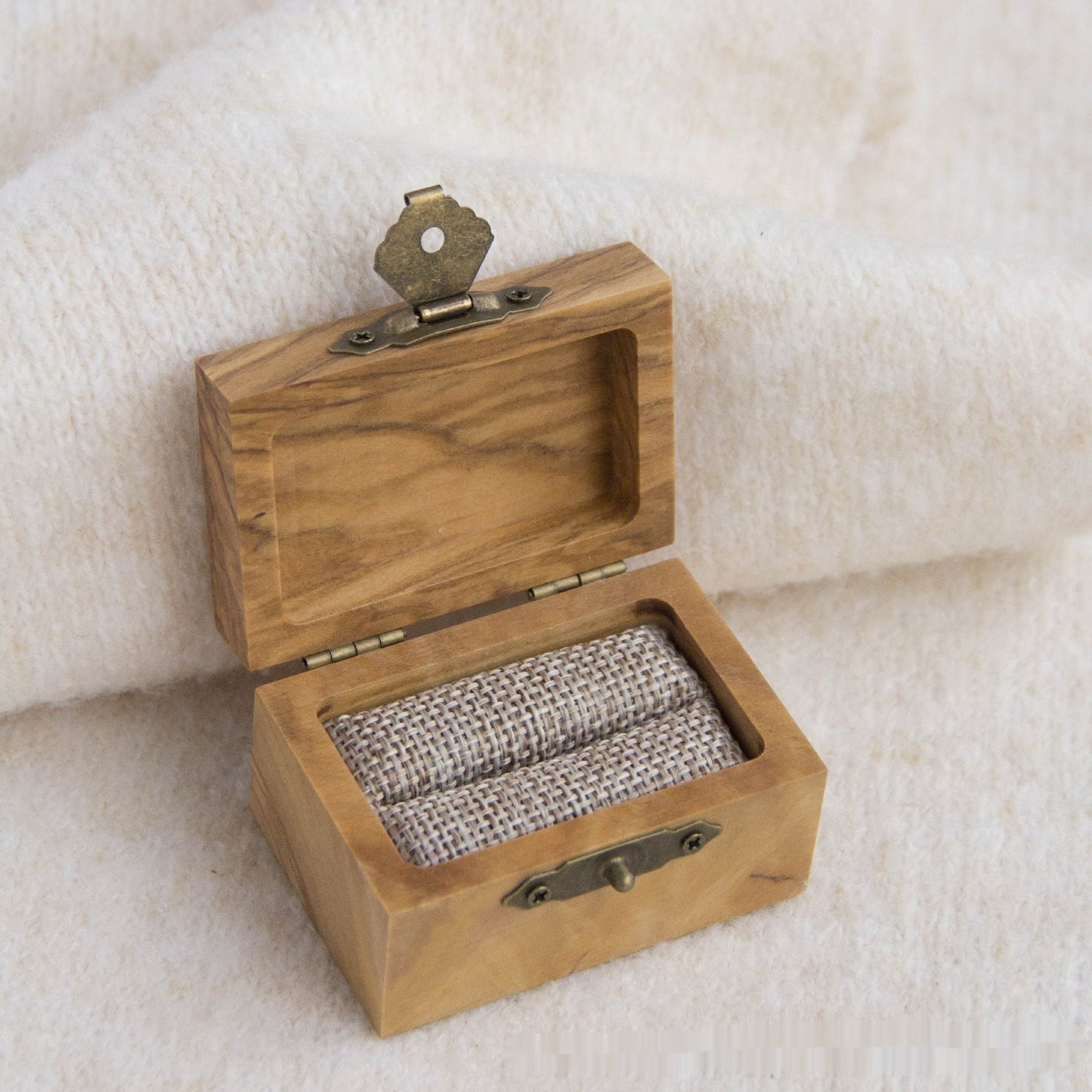 Vintage Wooden Ring Box