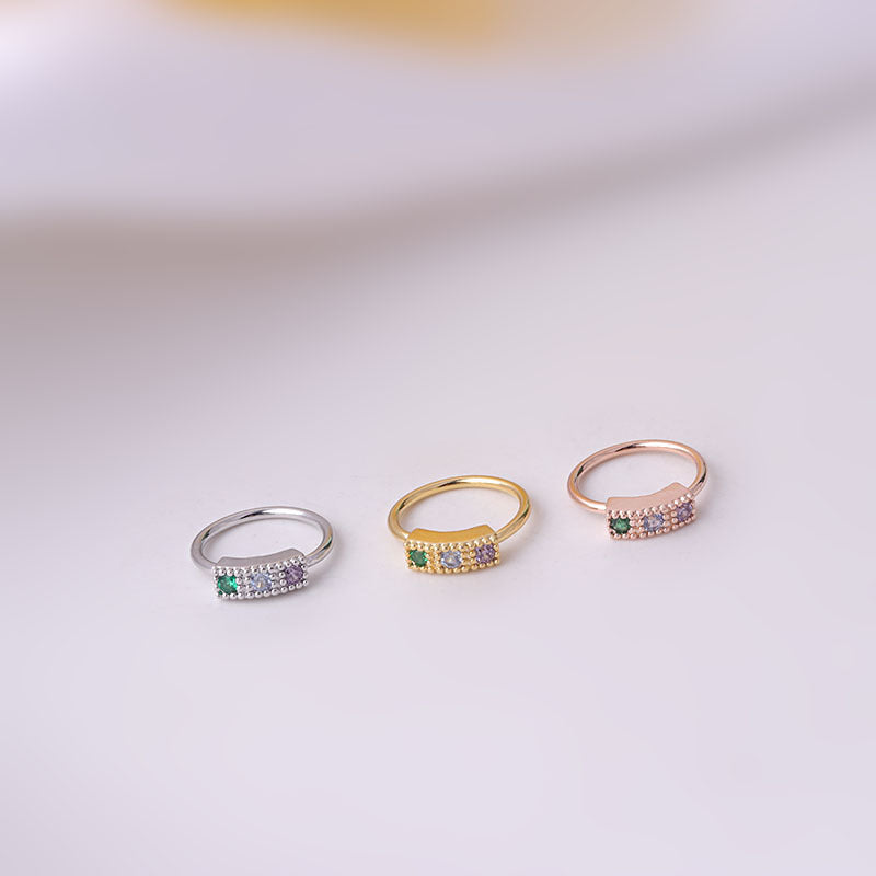 Colored Zircon Nose Rings In Europe And America