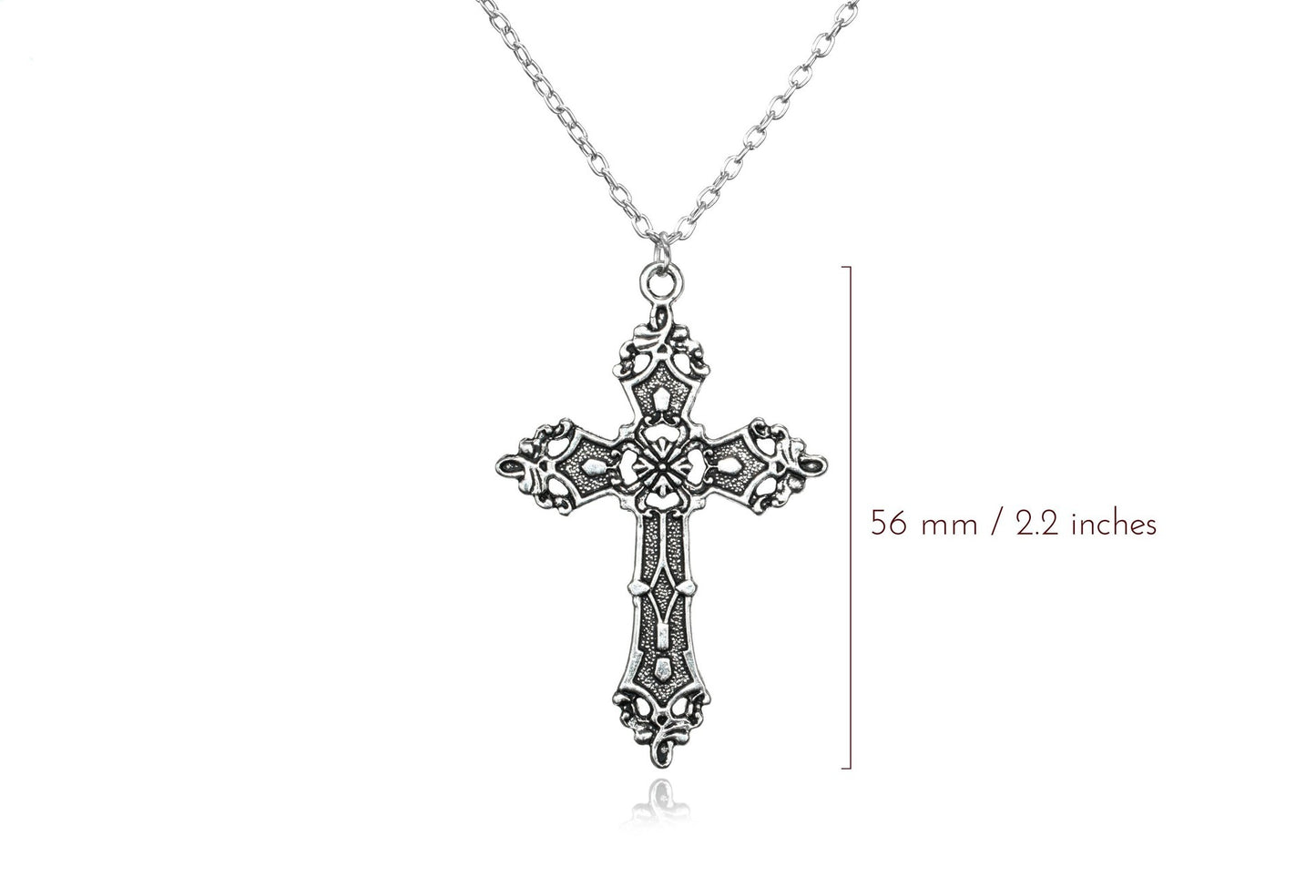 Baroque Cross Christ Vintage Bohemia Pendant Gothic Necklace