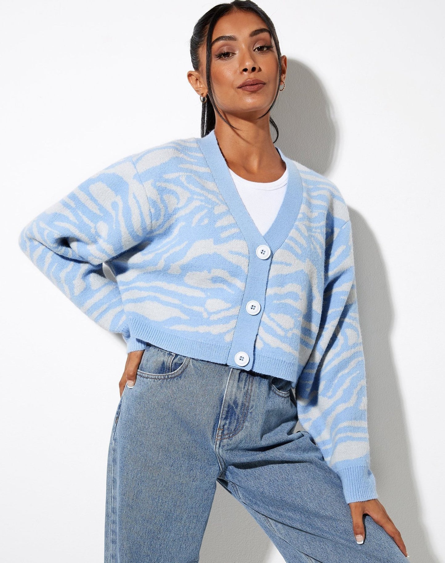 Temperament Commute Long Sleeve Knitted Long Sleeve Cardigan