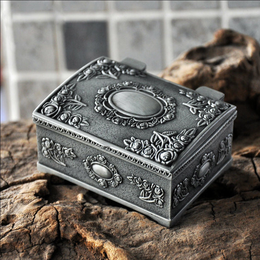 Tin Alloy Jewelry Box
