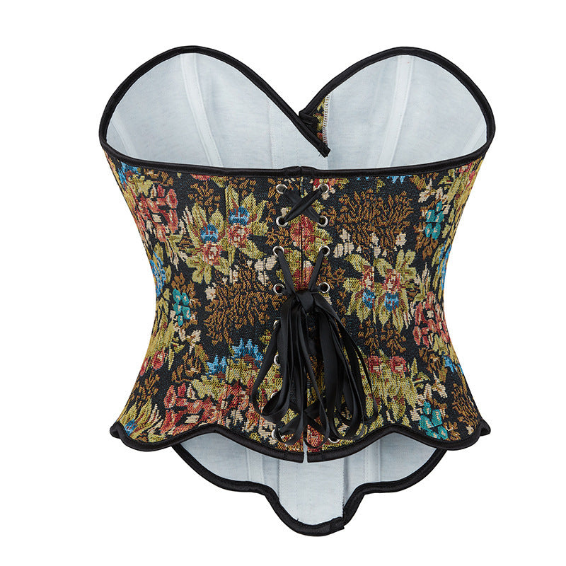 Jacquard Non-lace Women's Body Fishbone Corset