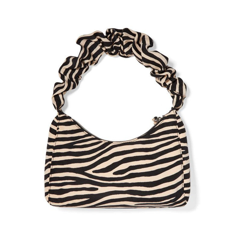 Vintage striped shoulder bag