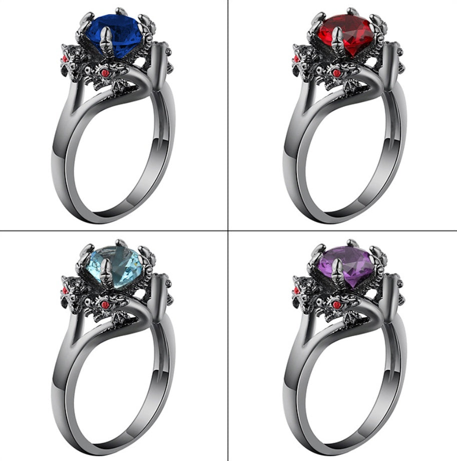 All Four Style Goth Rings 