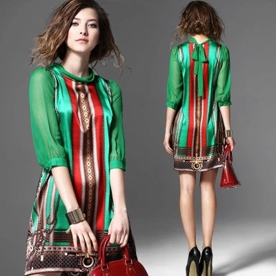 Women's Fashion Boho Slim Chiffon Skirt