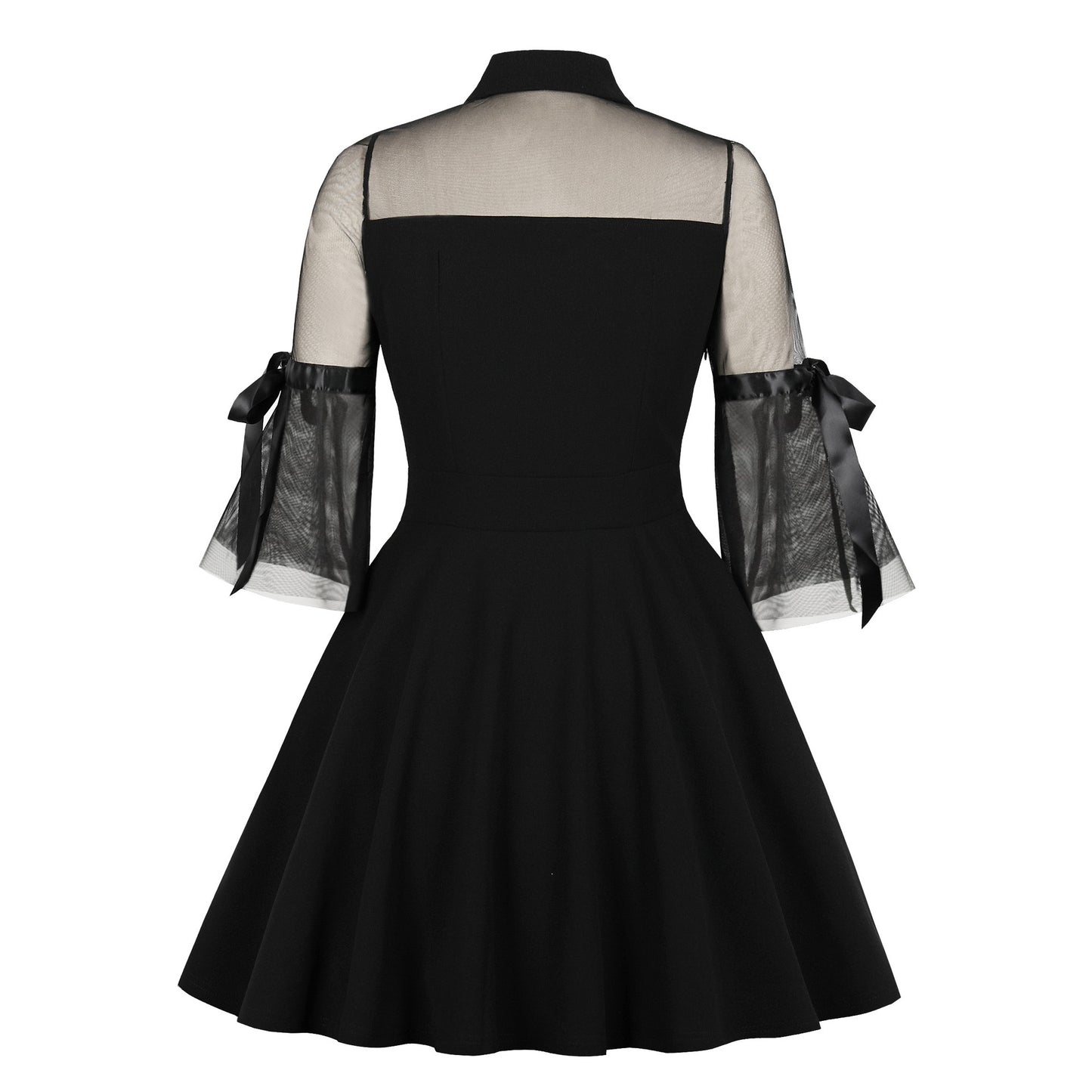 Patchwork retro dress