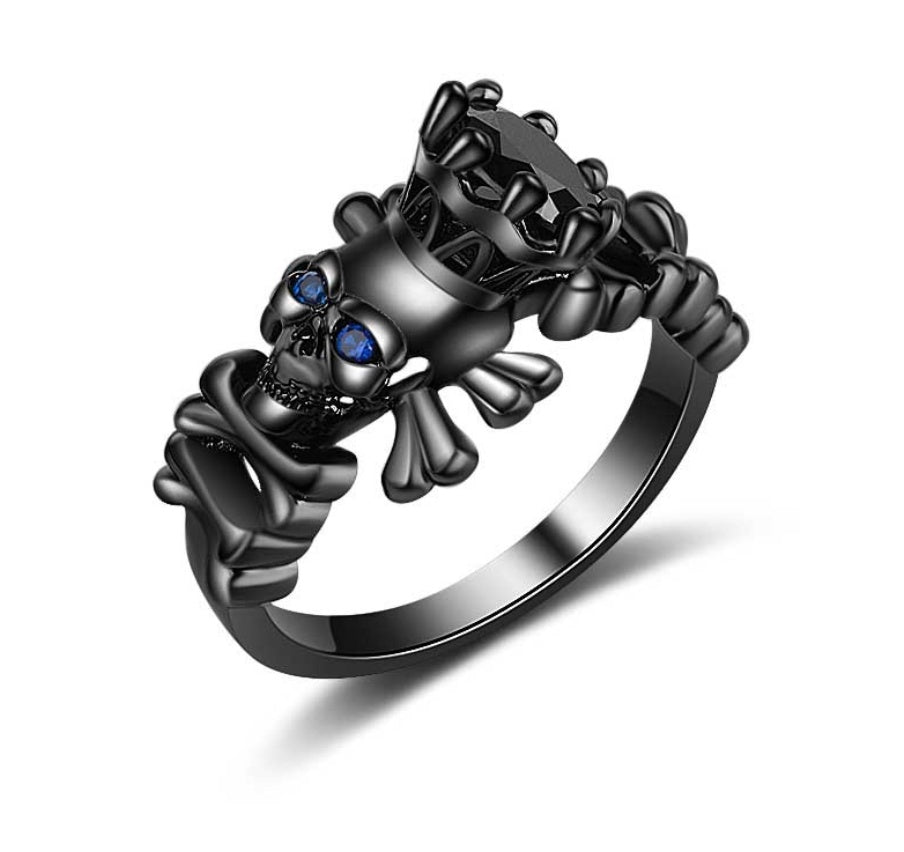 Black Mid Evil Ring