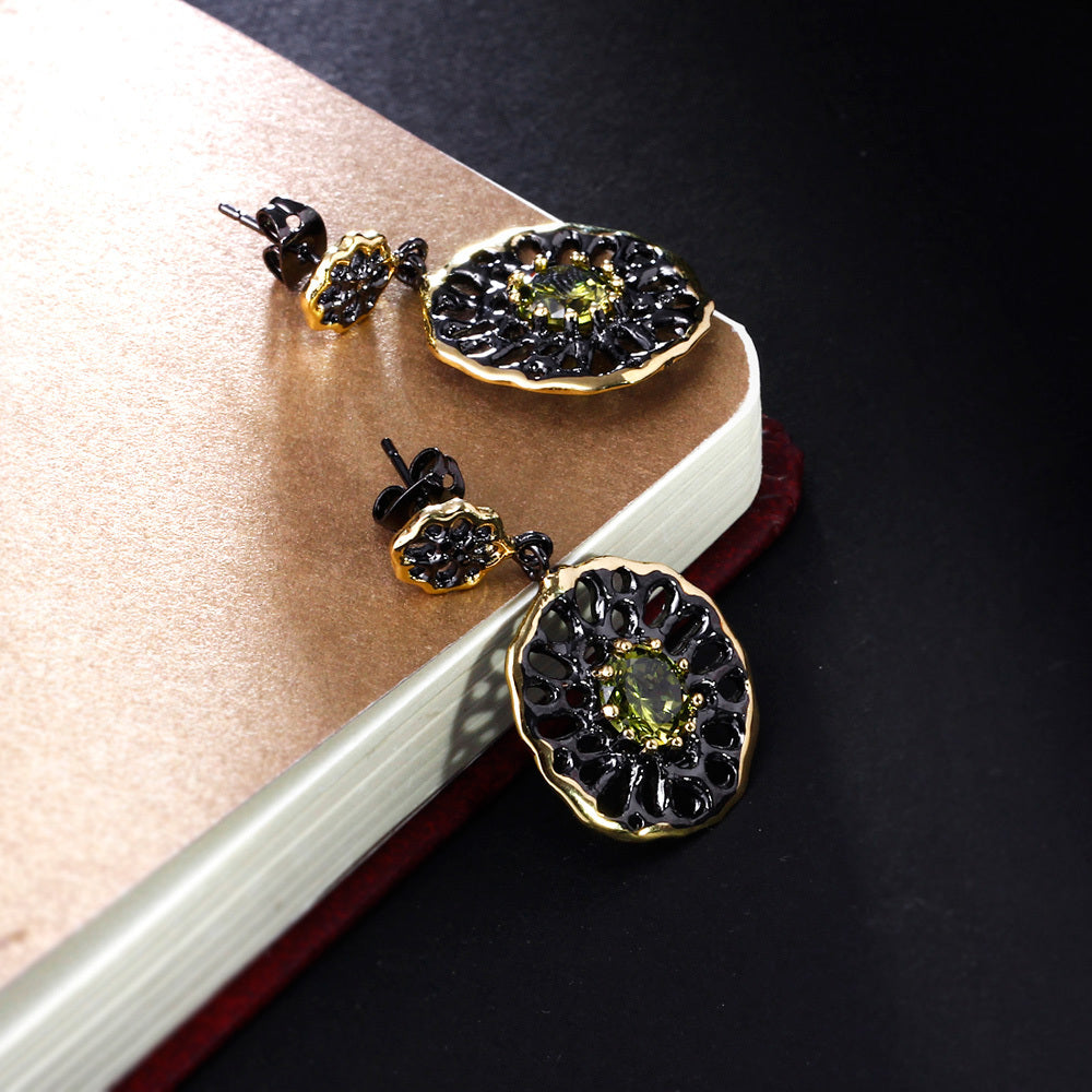 Retro personality female earrings