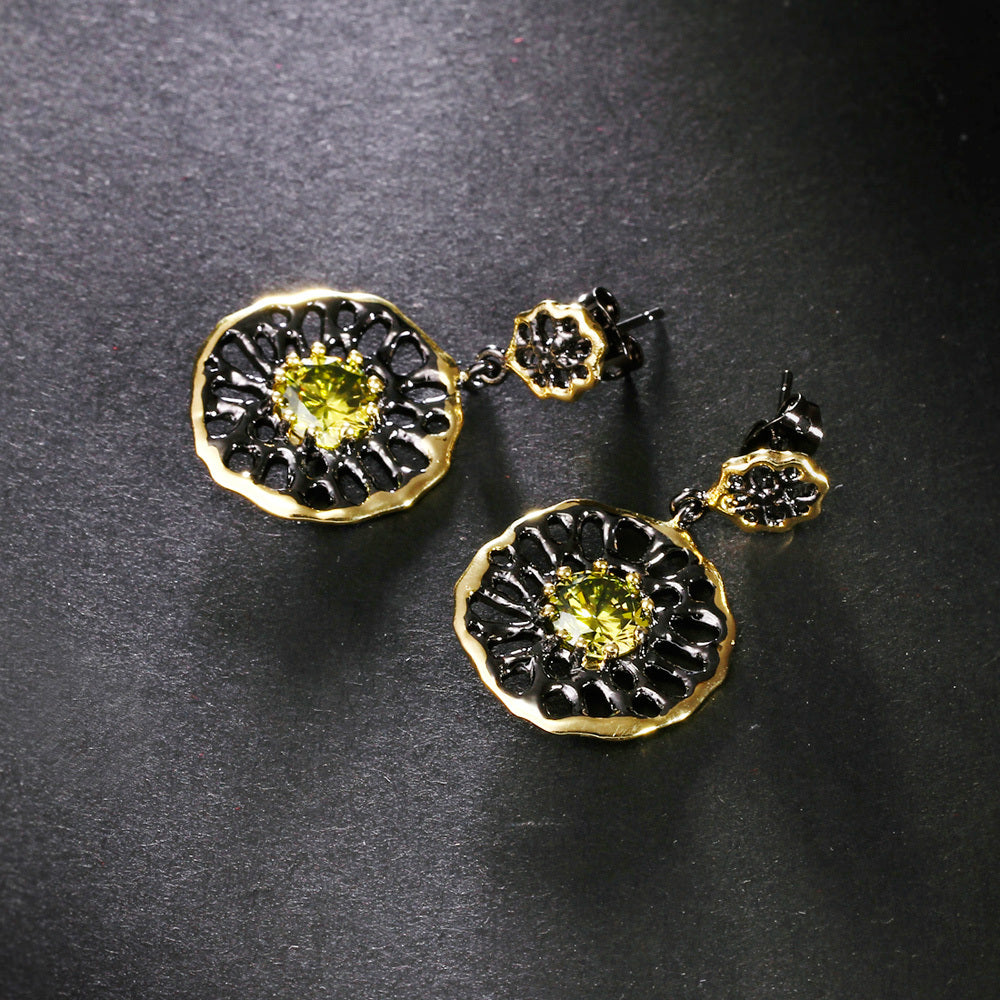 Retro personality female earrings