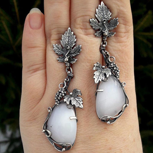 Moonstone Dangling Earrings 