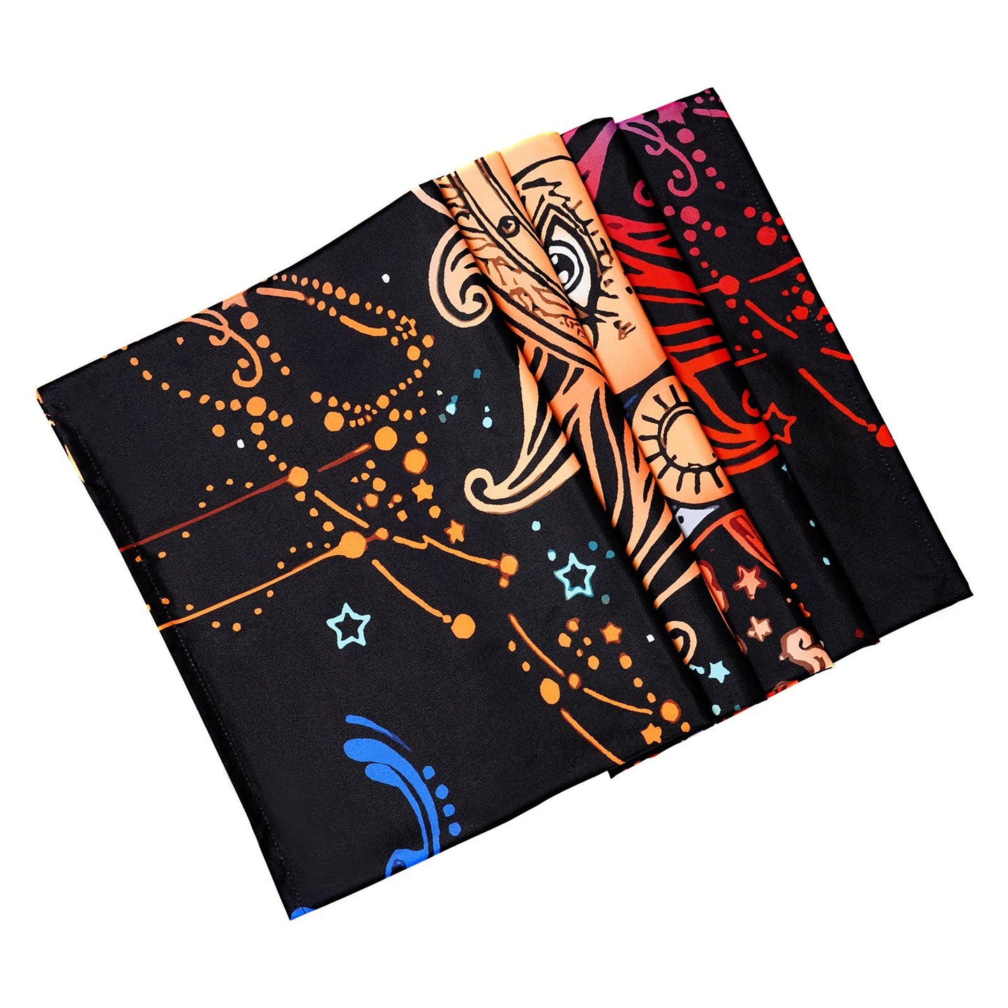 Sun And Moon Tapestry Psychedelic Mystic Floral Aesthetic Vintage Tapestry