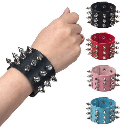 Spiked Leather Bands 