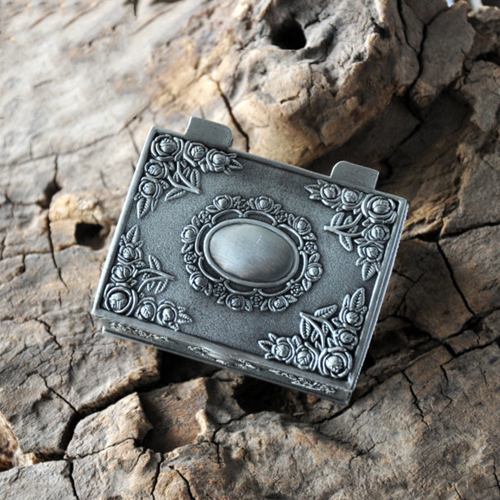 Tin Alloy Jewelry Box 