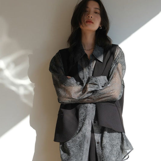 Women's Fashion Casual Inside Long-sleeved Tops