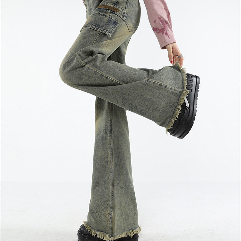 Women's Fashionable Vintage Blue Jeans