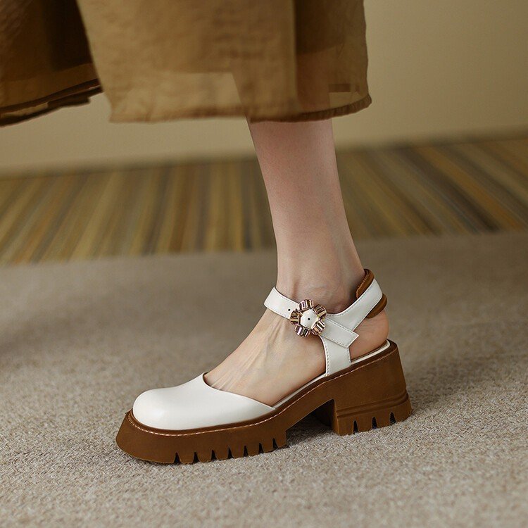 Women's Fashion Personality Soft Leather High Heels