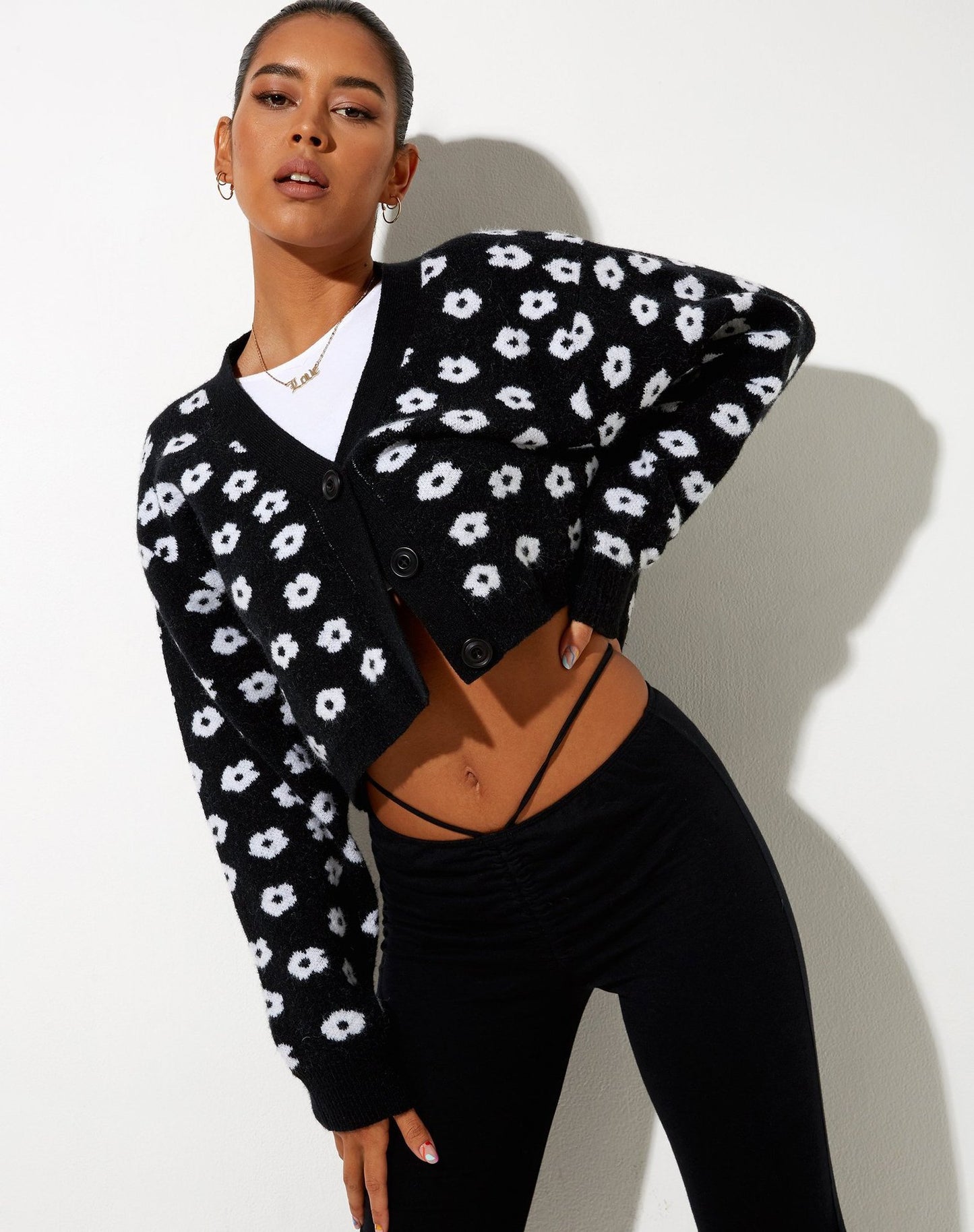 Temperament Commute Long Sleeve Knitted Long Sleeve Cardigan