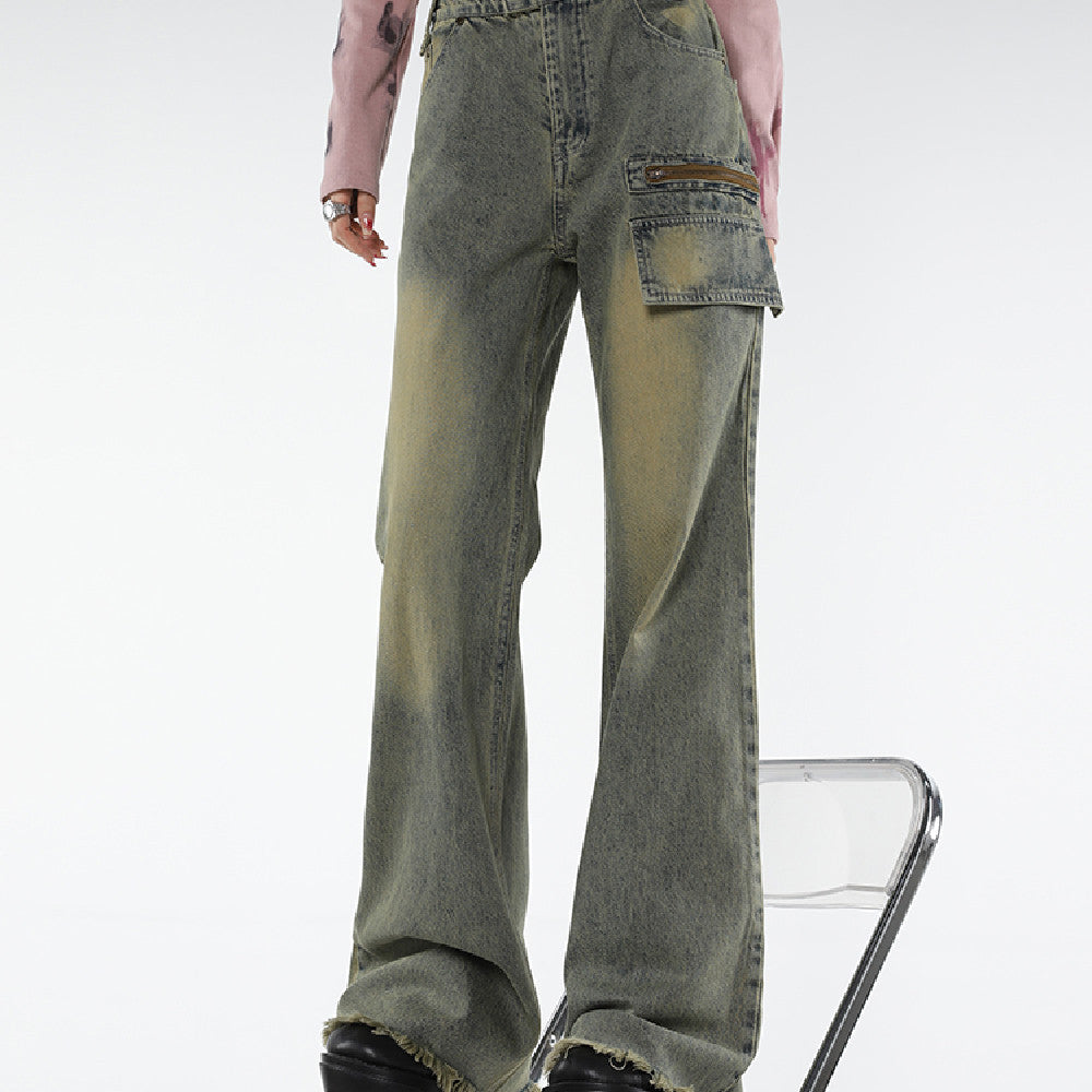 Women's Fashionable Vintage Blue Jeans
