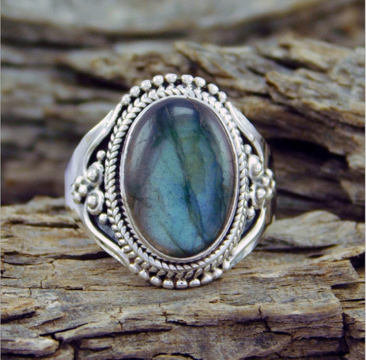 Moonstone Gothic Ring 