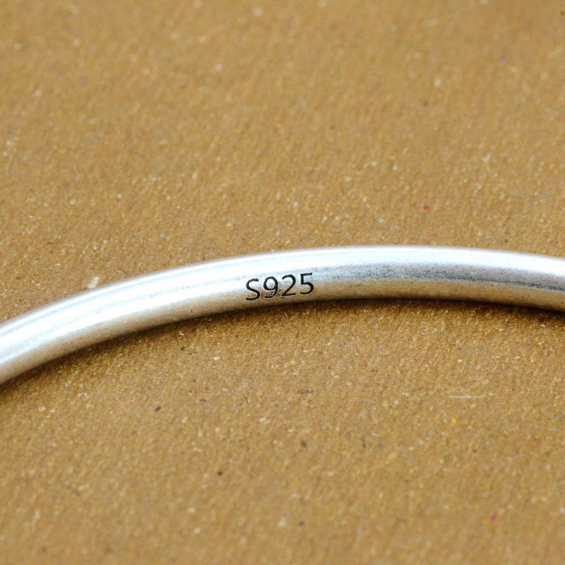 Retro Student Art Style Thai Silver Jewelry